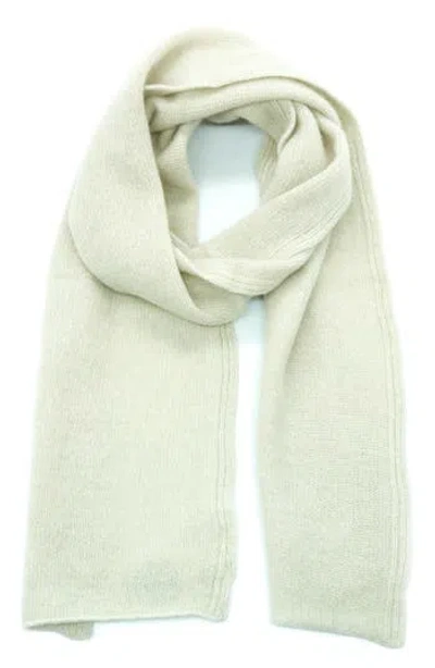 Portolano Cashmere Jersey Scarf In Multi