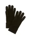 Portolano Cashmere Knit Gloves In Green