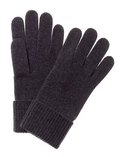 Portolano Cashmere Knit Gloves In Grey