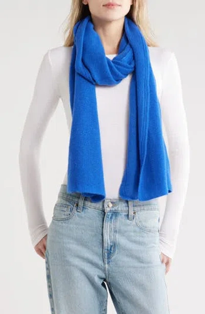 Portolano Cashmere Knit Wrap Scarf In Pattern