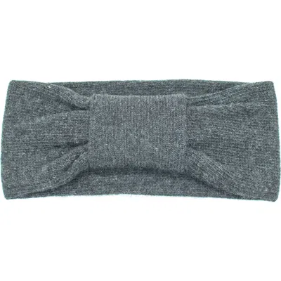 Portolano Cashmere Knot Headband In Blue