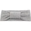 Portolano Cashmere Knot Headband In Gray