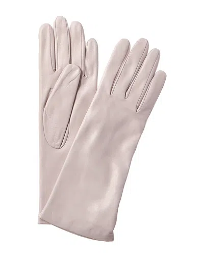 Portolano Cashmere-lined Leather Gloves In Neutral