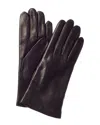 Portolano Cashmere-lined Leather Gloves In Brown