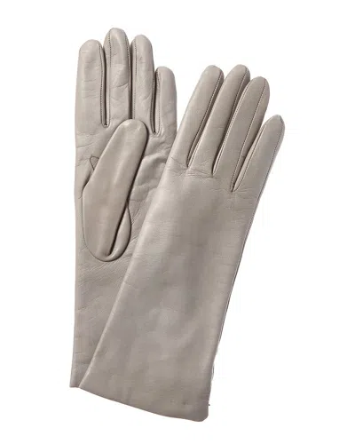 Portolano Cashmere-lined Leather Gloves In Neutral