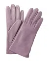 Portolano Cashmere-lined Leather Gloves In Green
