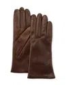 Portolano Cashmere-lined Napa Leather Gloves In Cork