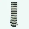 Portolano Cashmere Long Striped Gloves In Multi