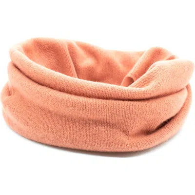 Portolano Cashmere Neck Warmer In Brown