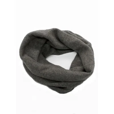 Portolano Cashmere Neck Warmer In Medium Heather Grey