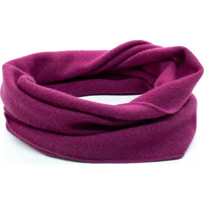 Portolano Cashmere Neck Warmer In Plumberry