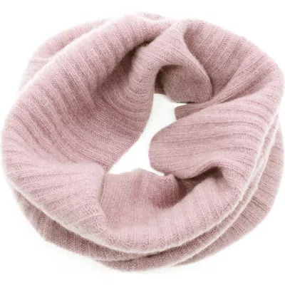 Portolano Cashmere Neck Warmer In Powder Pink