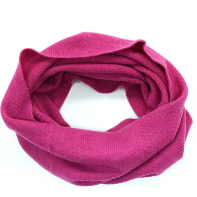 Portolano Cashmere Neck Warmer In Pink