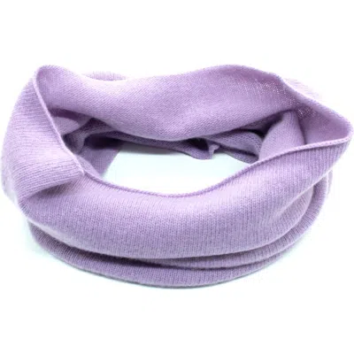 Portolano Cashmere Neck Warmer In Purple