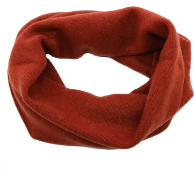 Portolano Cashmere Neck Warmer In Red