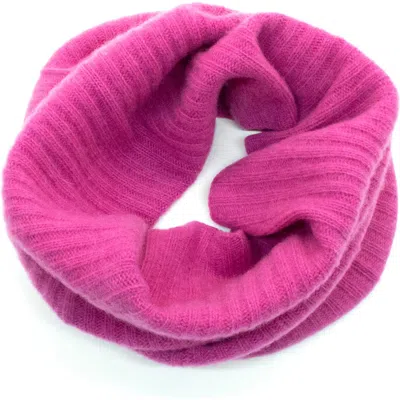 Portolano Cashmere Neck Warmer In Very Berry