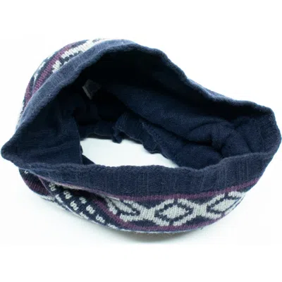 Portolano Cashmere Neckwarmer In Blue