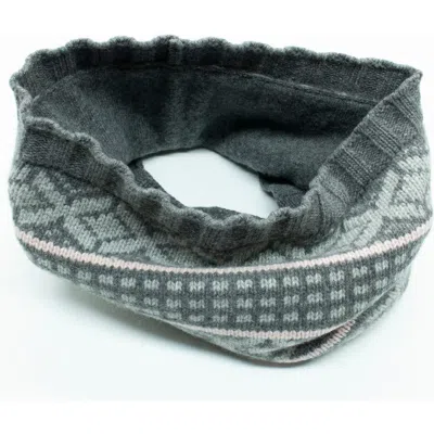 Portolano Cashmere Neckwarmer In Gray