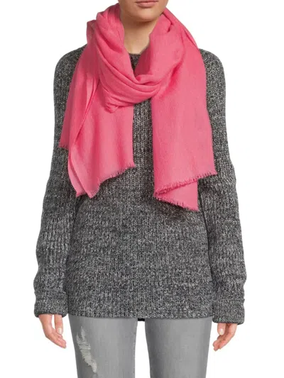 Portolano Cashmere Pashmina In Camelia Rose