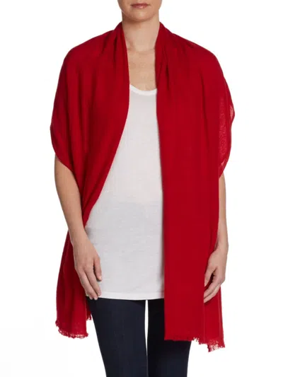 Portolano Cashmere Pashmina In Red