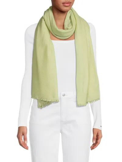 Portolano Cashmere Pashmina In Shadow Lime