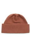 Portolano Cashmere Rib Hat In Brown