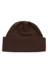 Portolano Cashmere Rib Hat In Brown