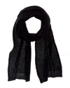 Portolano Cashmere Scarf In Black