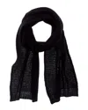 Portolano Cashmere Scarf In Black
