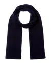 Portolano Cable Cashmere Scarf In Blue