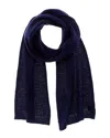 Portolano Cashmere Scarf In Blue