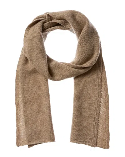 Portolano Cashmere Scarf In Brown