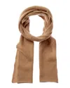 Portolano Cashmere Scarf In Brown