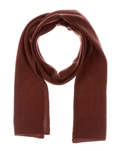 Portolano Cashmere Scarf In Burgundy