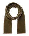 Shop Portolano Cashmere Scarf In Green