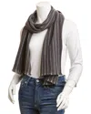 Portolano Cashmere Scarf In Grey