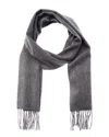 Portolano Cashmere Scarf In Grey