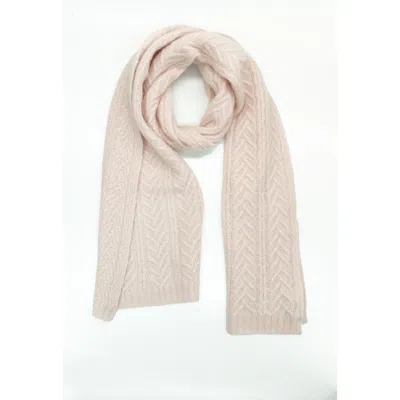 Portolano Cashmere Scarf In Pink