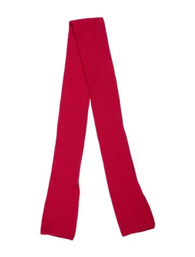 Pre-owned Portolano Cashmere Scarf In Pink