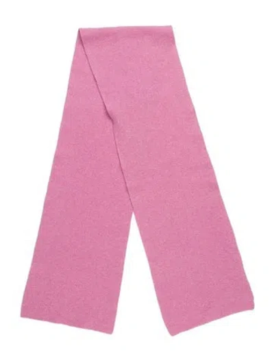 Pre-owned Portolano Cashmere Scarf In Pink