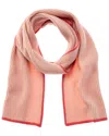 Portolano Cashmere Scarf In Pink