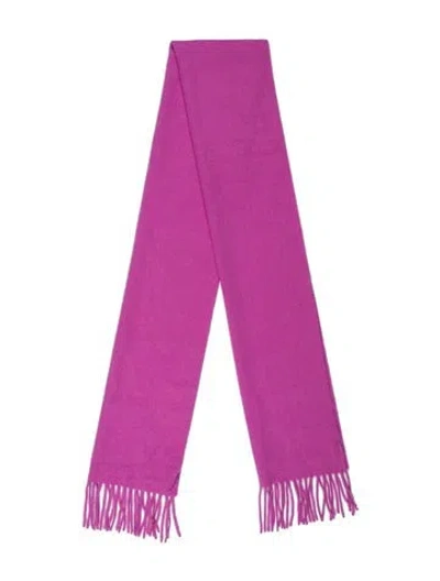 Pre-owned Portolano Cashmere Scarf In Purple