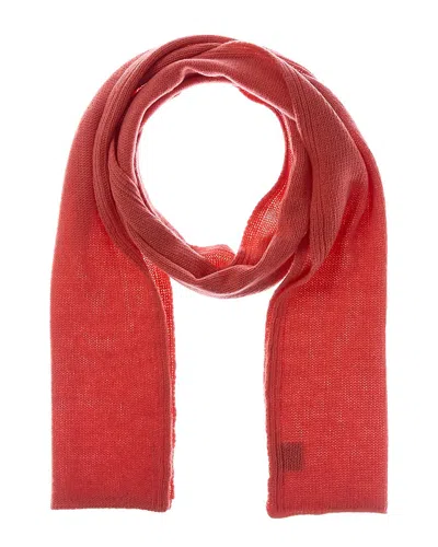 Portolano Cashmere Scarf In Red