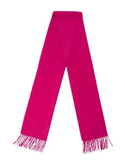 Pre-owned Portolano Cashmere Scarf W/ Tags In Pink