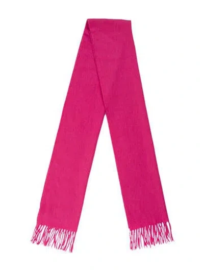 Pre-owned Portolano Cashmere Shawl In Pink