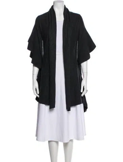 Pre-owned Portolano Cashmere Shawl W/ Tags In Gray