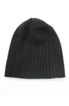 Portolano Cashmere Slouchy Hat In Black