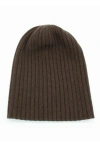 Portolano Cashmere Slouchy Hat In Brown