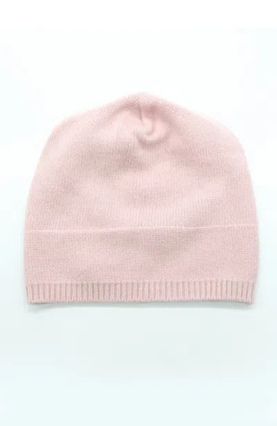 Portolano Cashmere Slouchy Hat In Pink