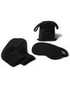 Portolano Cashmere Socks, Eyemask And Pouch In Black